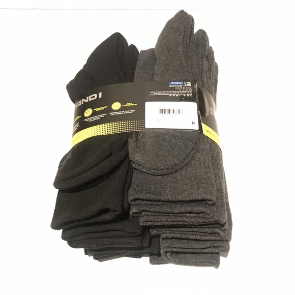 12 PAIRS AND1 Long Crew PROPLATINUM Socks 6 - 12.5 - Picture 2 of 8